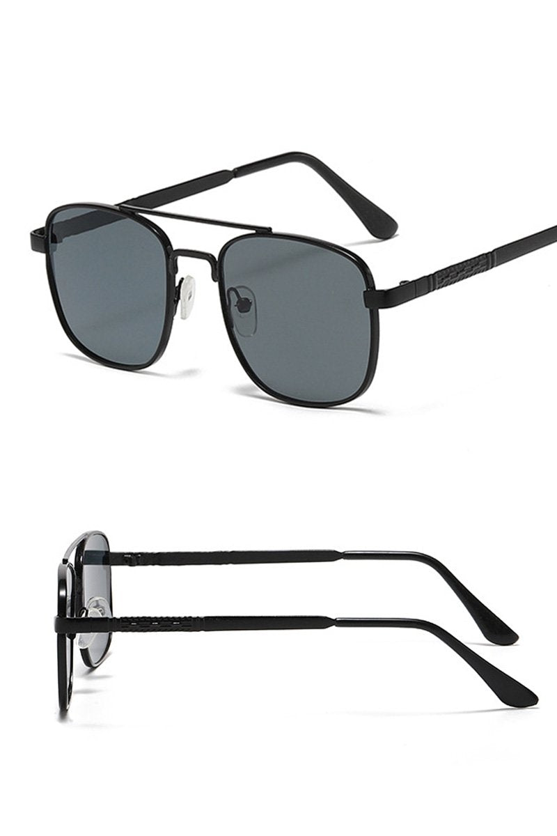 FLAT TOP FRAME SQUARE SUNGLASSES