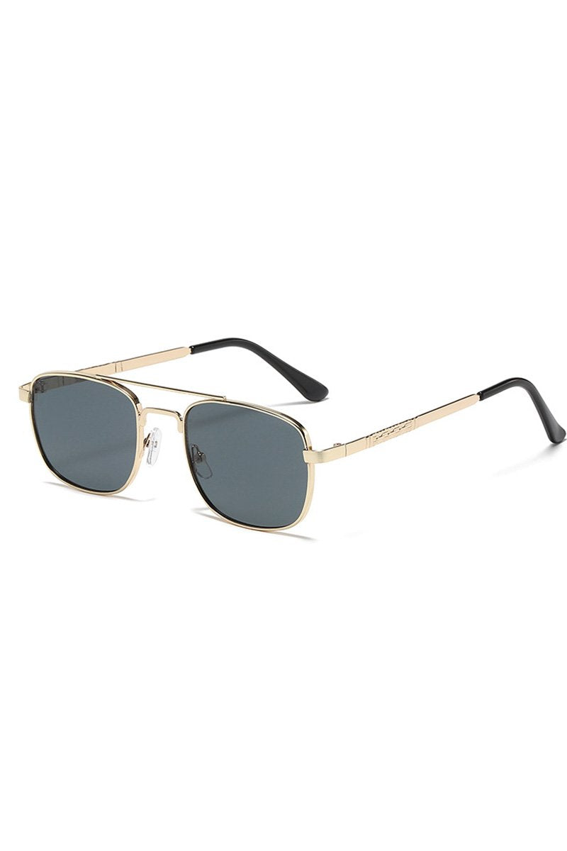 FLAT TOP FRAME SQUARE SUNGLASSES