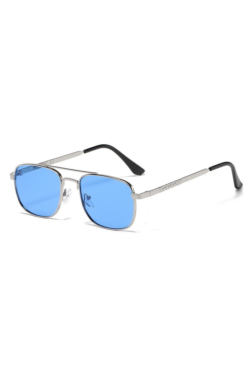 FLAT TOP FRAME SQUARE SUNGLASSES