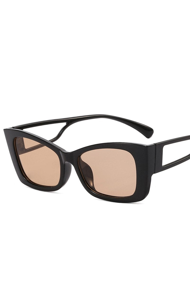 LAYERED FRAME CAT EYE SUNGLASSES