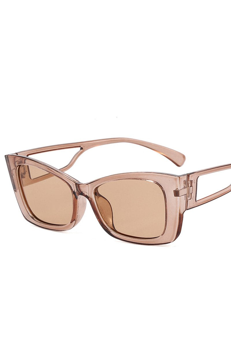 LAYERED FRAME CAT EYE SUNGLASSES