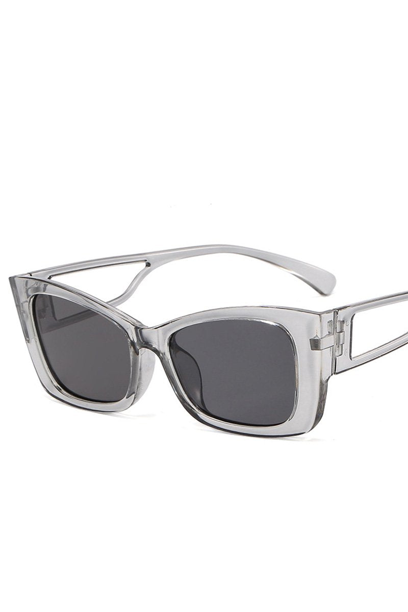 LAYERED FRAME CAT EYE SUNGLASSES