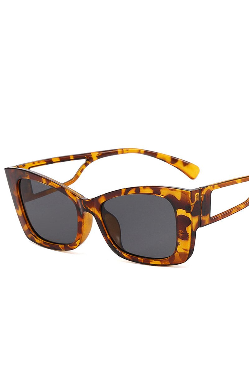 LAYERED FRAME CAT EYE SUNGLASSES