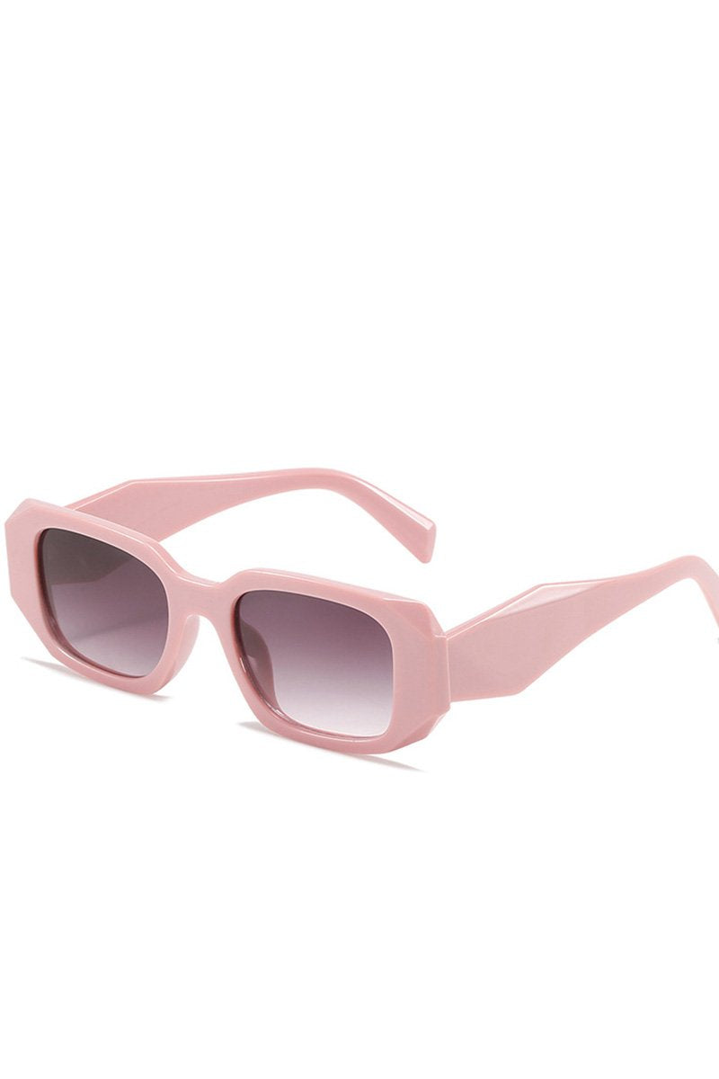 WIDE SQUARE FRAME FASHION SUNGLASSES
