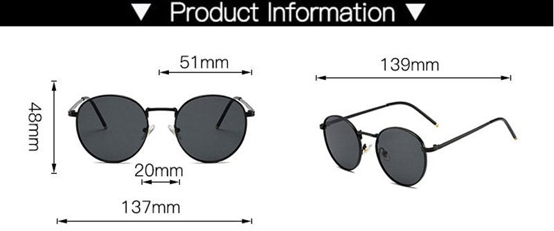 FASHION ROUND SUNGLASSES