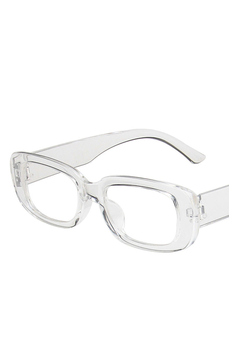 SQUARE FRAME FASHION GLASSES
