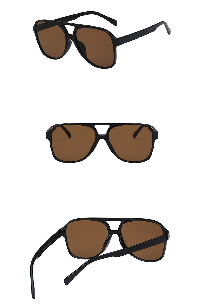 RETRO DOUBLE BEAM SUNGLASSES