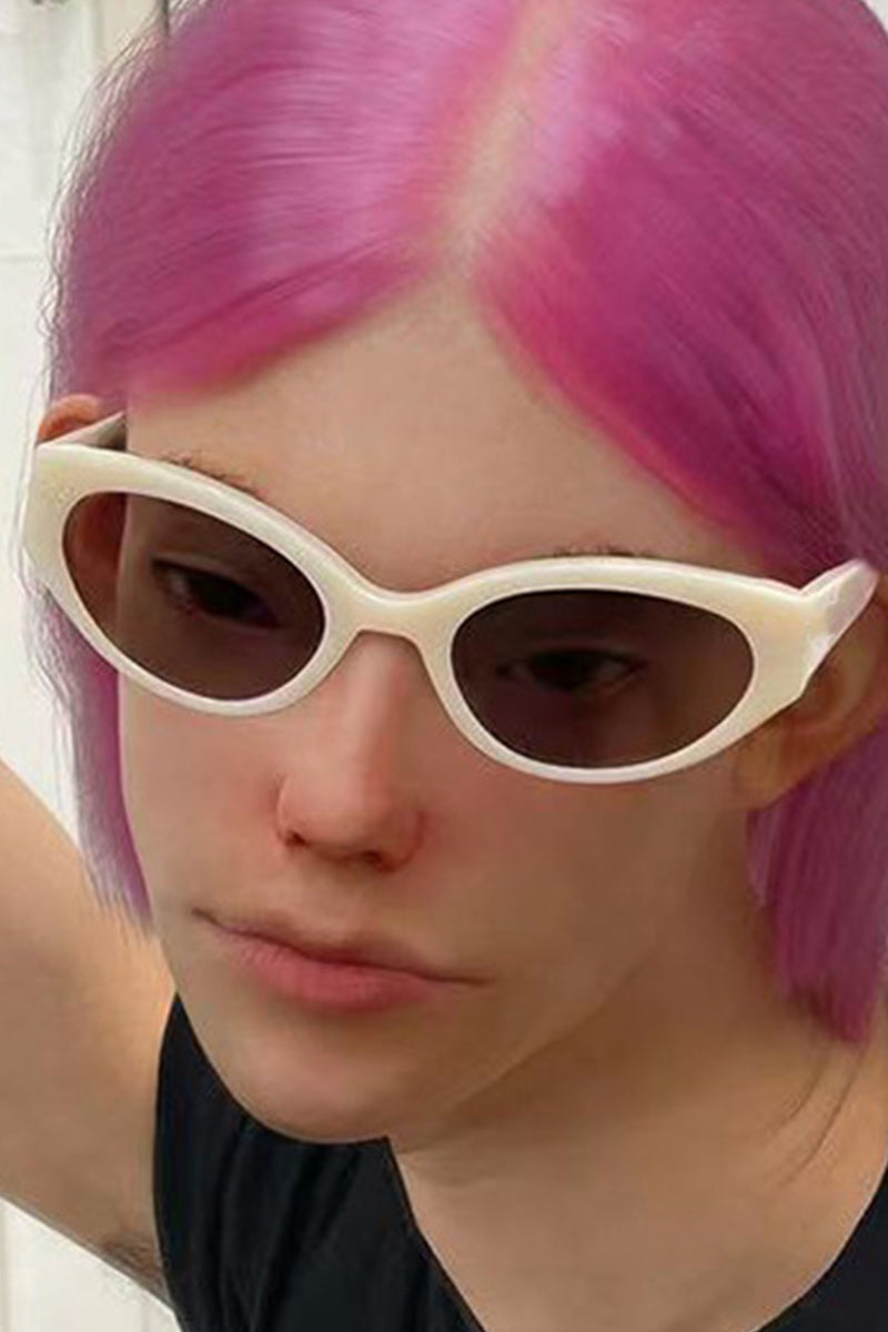 OVAL FRAME FASHION GLASSES